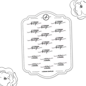 Manus || J-Drama Sampler || Klistermärke