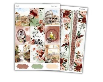 Vertical Weekly Kit || Bella Italia || Gold Foil