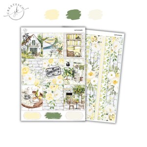 Vertical Weekly Kit || Lemonade || Gold Foil