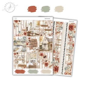 Vertical Weekly Kit || September || Rose Gold Foil