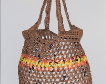 Plarn Shopping Bag - From Recycled Plastic Bags