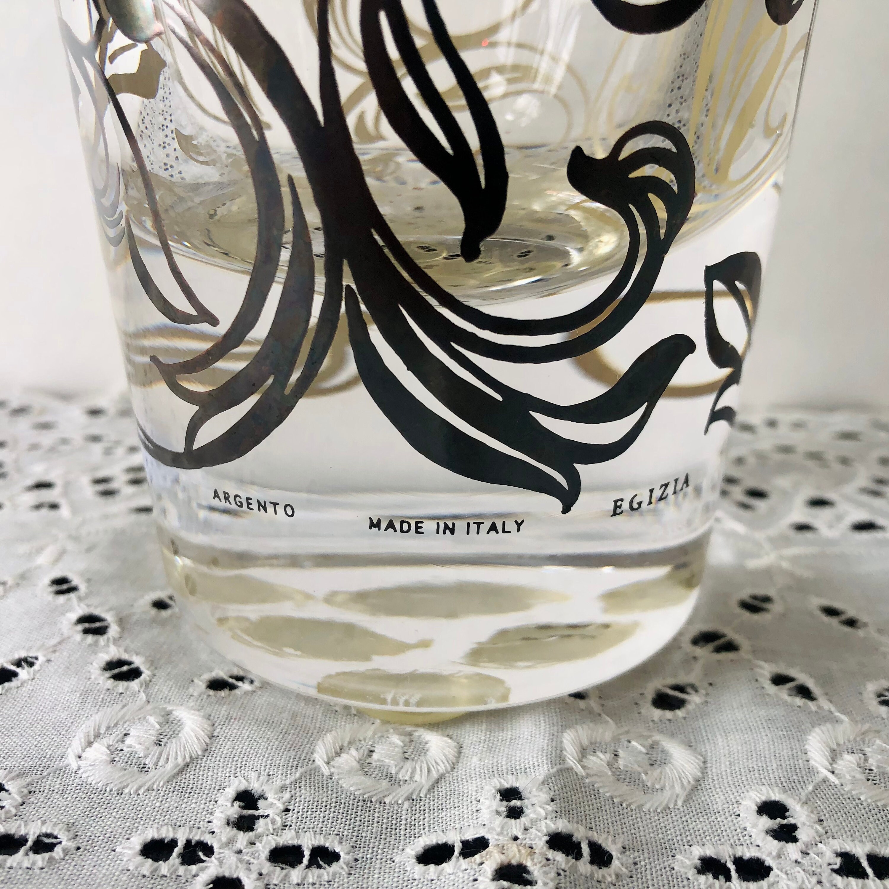 EGIZIA VETRO SOFFIATO ITALY HAND CRAFTED LEAD GLASS VASE