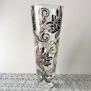 Egizia Argento Metallic Siebdruck Luxus Vase