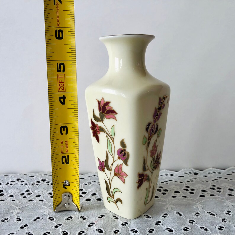 Vintage Zsolnay Hungary Art Deco Flower Vase Etsy