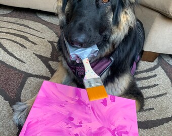 Painting by Wilhelmina - PRETTY PINK