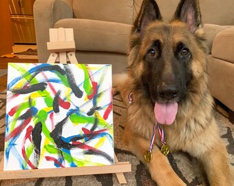 Painting by Schultz - OLYMPIC SPIRIT