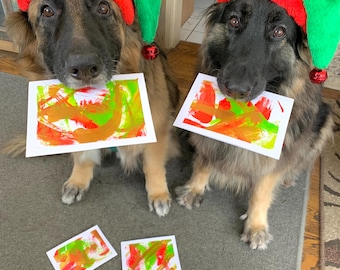 Set di 6 biglietti di Natale di Schultz e Wilhelmina