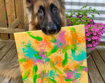 Painting by Schultz - SUMMER BLOOMS