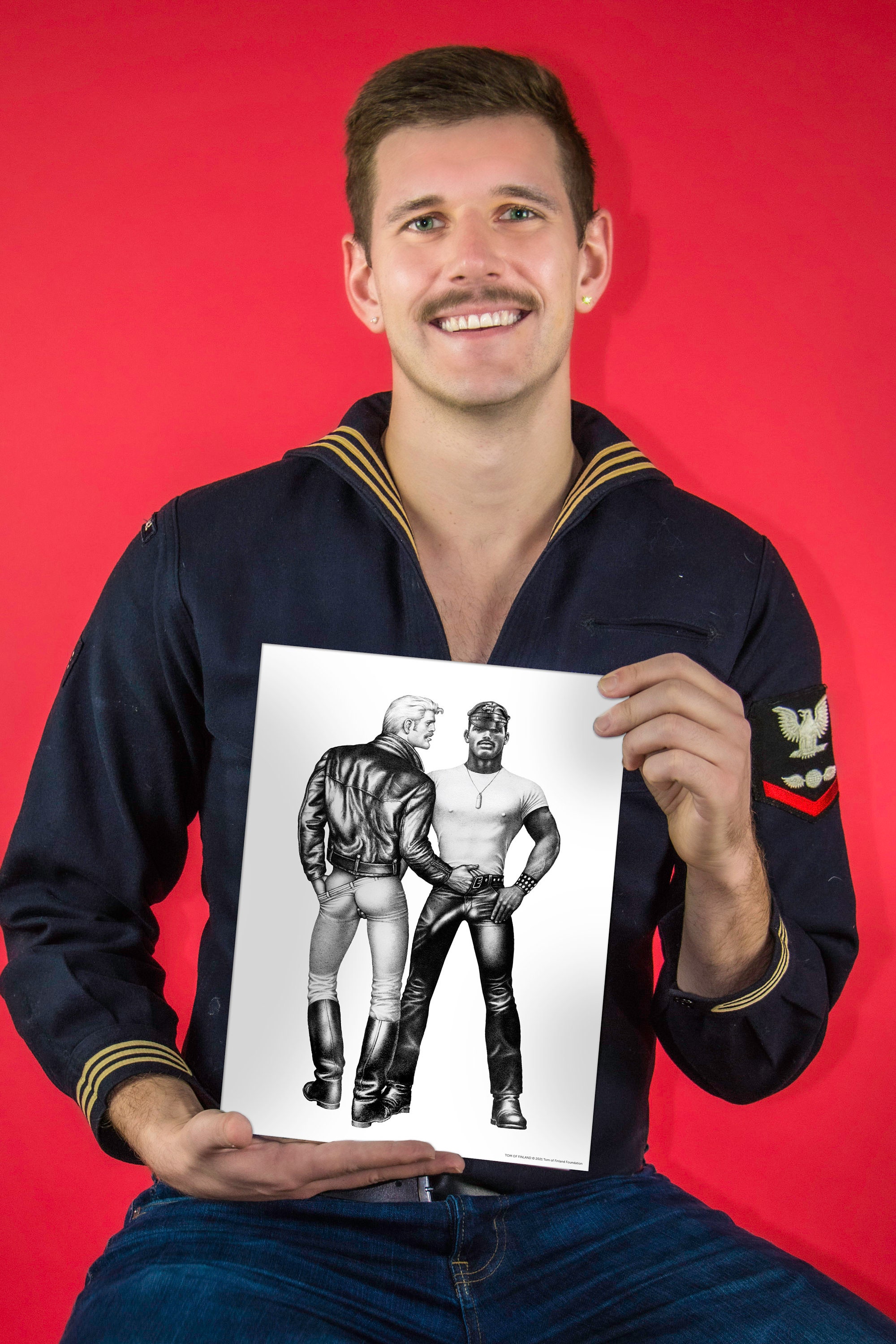 Tom of Finland Poster Print sweet Cheeks queer Etsy