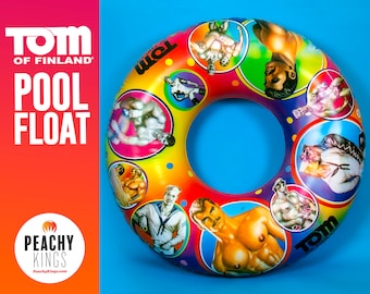 Tom of Finland Pool Float (Ring, gay, leathermen, LGBTQ Pride)