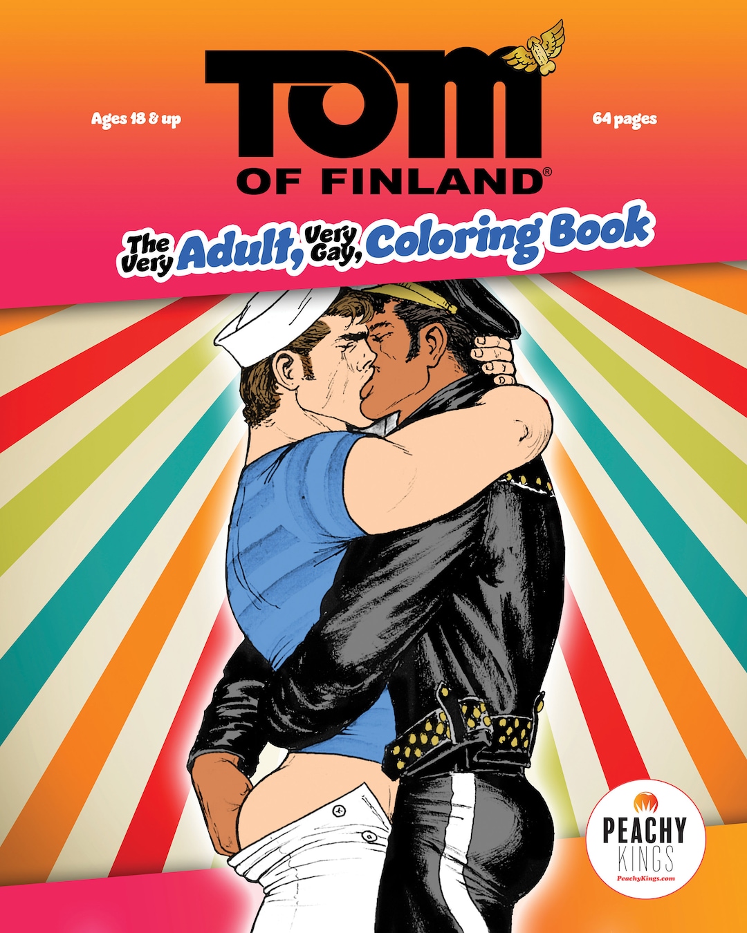 Tom of Finland Adult Coloring Book ( Gay, Queer, LGBTQ, Leather Pants, Naked, Men, Comic) - Etsy