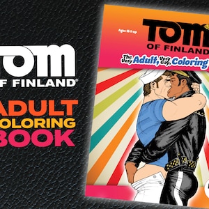 Tom of Finland Adult Coloring Book ( Gay, Queer, LGBTQ, Leather Pants