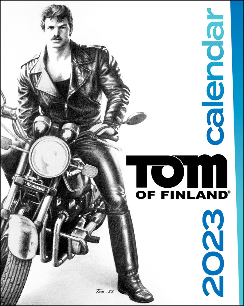 Tom of Finland 2023 Calendar gay Men Queer Art Leather Etsy