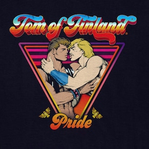 Tom of Finland Pride He-Man T-shirt (tee, queer art, leather pants, mens)