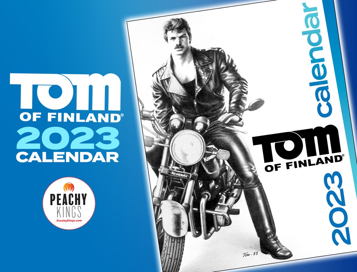 Tom Of Finland 2023 Calendar Gay Men Queer Art Leather Etsy