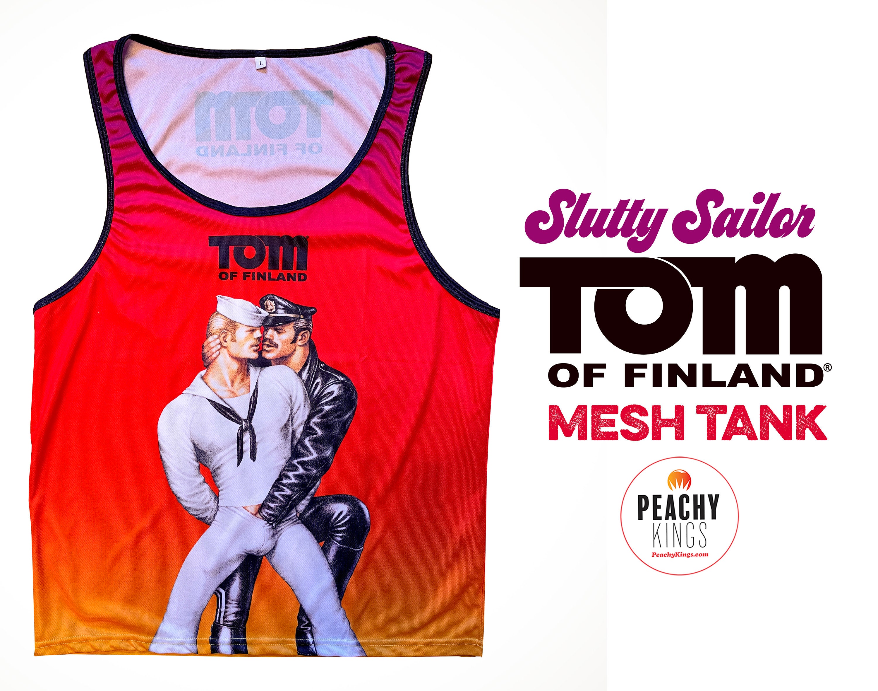 Tom of Finland Mesh Tank Top — "sailor Slut" (gay, Leather Pants, Men