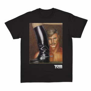Tom of Finland T Shirt - Boot Boy (gay, leather pants, kinky)