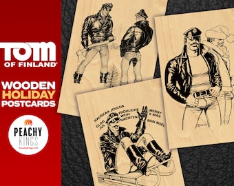 Tom of Finland Gay Postcards; 5 Card Print Set - Etsy