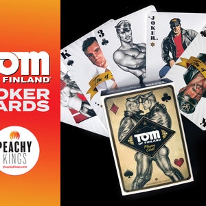 Tom of Finland Carte da gioco (Gay, Stampa, Kinky, Pantaloni di pelle, Poker, Giochi)