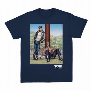 Tom of Finland T Shirt - REST STOP (gay, leather pants, kinky)