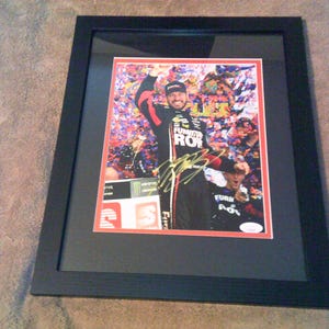 Martin Truex Autographed 8x10 Photo NASCAR Champion