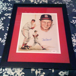 Stan Musial Authentic Autographed 8x10 Photo St. Louis Cardinals