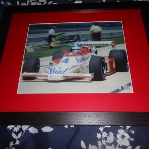 Johnny Rutherford Autographed 8x10 Photo 3 X Indianapolis 500 Champion