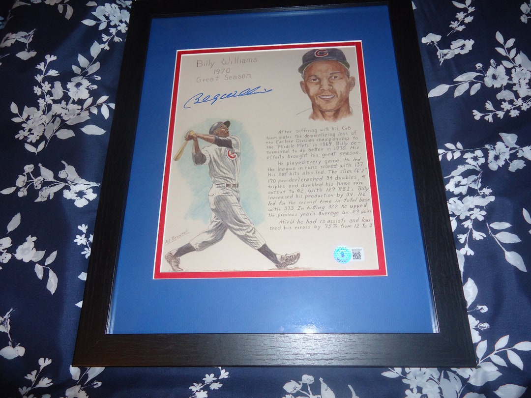 Billy Williams Authentic Autographed 8x10 Photo Chicago Cubs HOF - Etsy