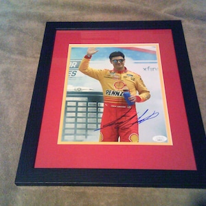 Joey Logano Autographed 8x10 Photo NASCAR Champion