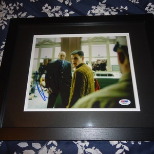 Matt Damon Autographed 8x10 Photo Framed & Matted Jason Bourne Identity