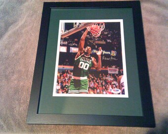(やす)ボブ・クージー 直筆サインカード ボブ・クージーのサイン入り8x10 NBAボストンセルティックス写真