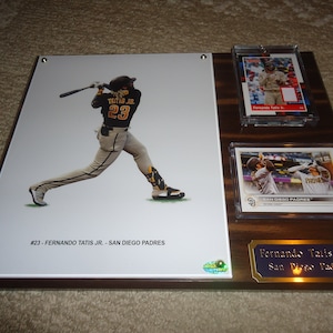 Fernando Tatis Jr. Plaque With Game Used Jersey Piece San Diego Padres