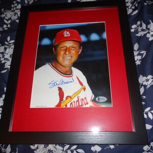 Stan Musial Authentic Autographed 8x10 Photo St. Louis Cardinals