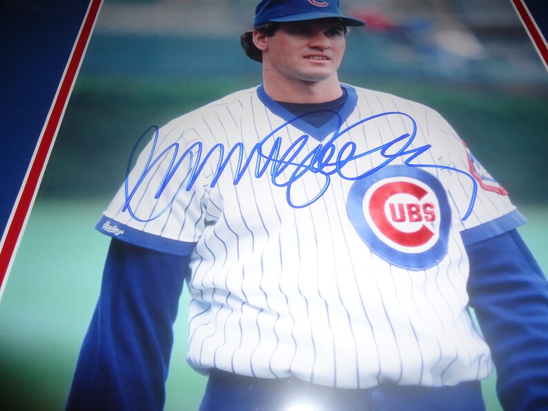 Ryne Sandberg Autographed 11x14 Photo Framed & Matted Chicago Cubs - Etsy