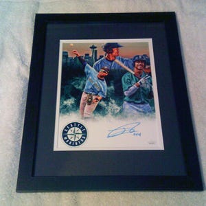 Julio Rodriguez Autographed 8x10 Photo Framed & Matted Seattle Mariners