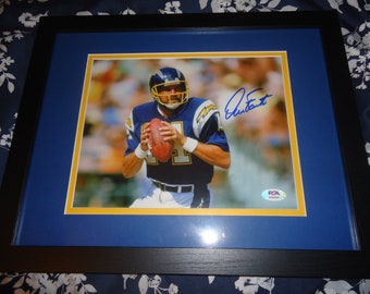 Dan Fouts Autographed 8x10 Photo San Diego Chargers