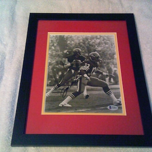Joe Montana Autographed 8x10 Photo Framed & Matted San Francisco 49ers