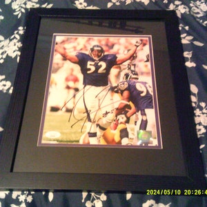 Ray Lewis Autographed 8x10 Photo Baltimore Ravens