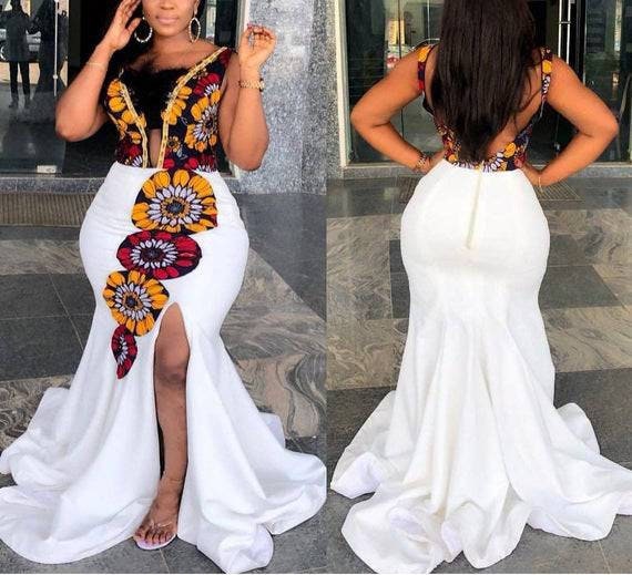 Vestido de novia africano vestido de novia africano ropa de | Etsy México