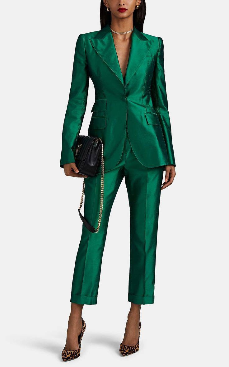 Female 2piece Emerald Green Blazer Suit Set - Etsy