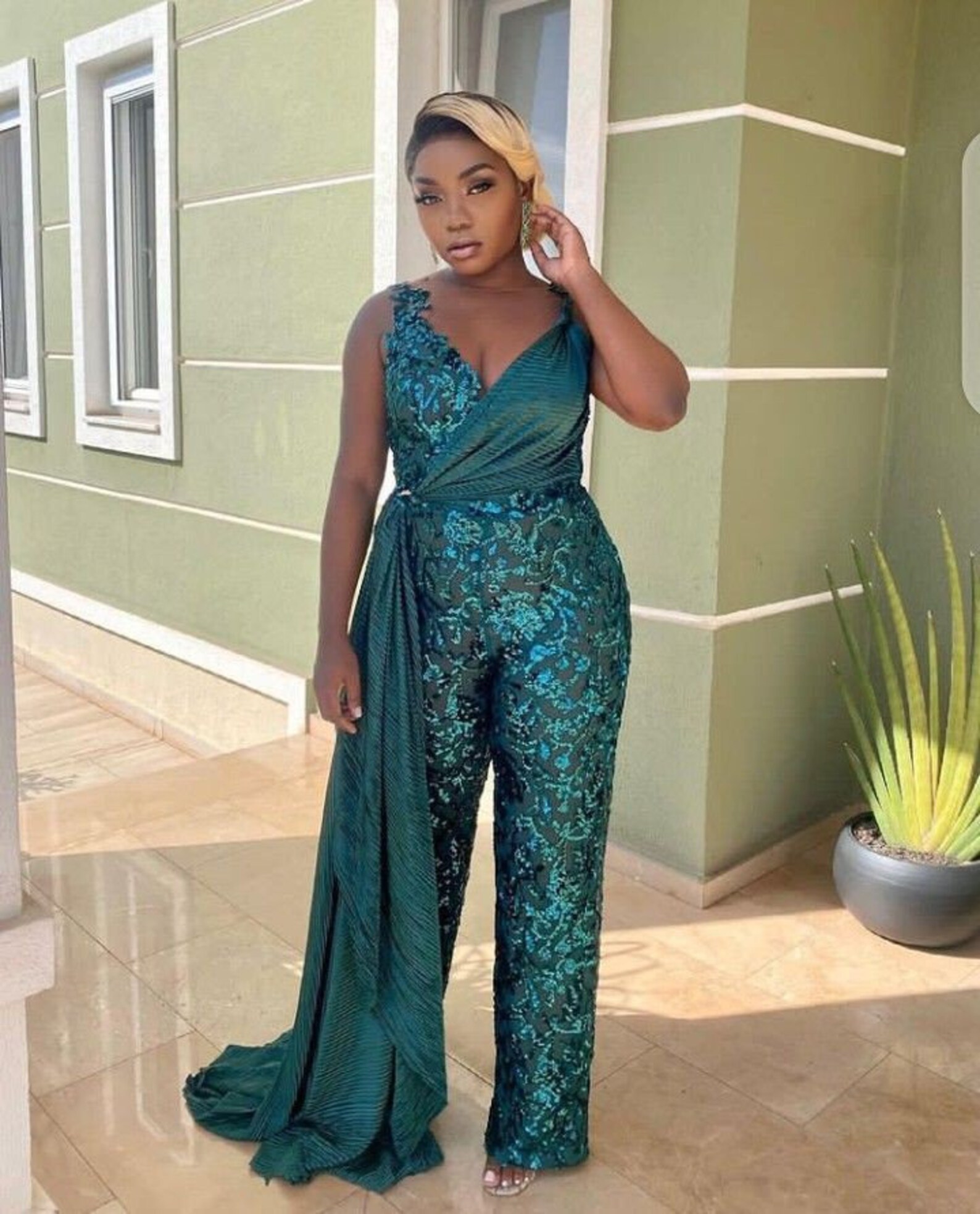 Lace Green Jumpsuit Green Lace Jumpsuit 2026 Buy Yumi Emerald