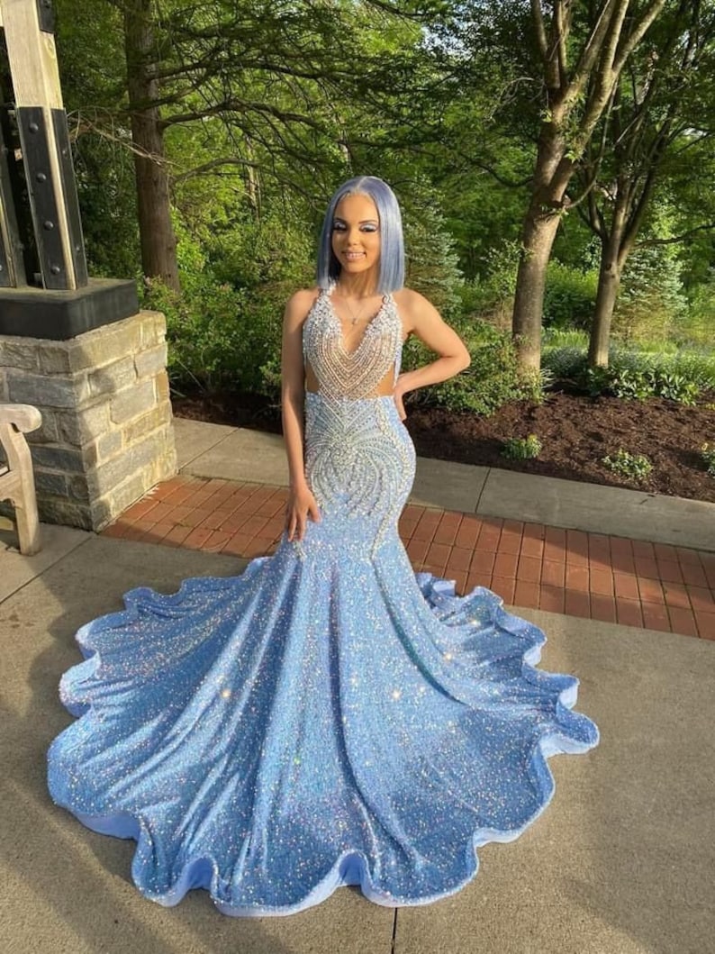 Prom Mermaid Dress Birthday Dress Engagement Dress - Etsy