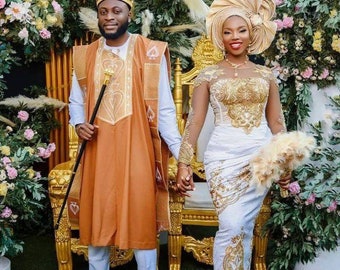 Vêtements africains pour couples, mariage africain, tenue de fiançailles africaines tenue de mariage africain, tenue de couples,