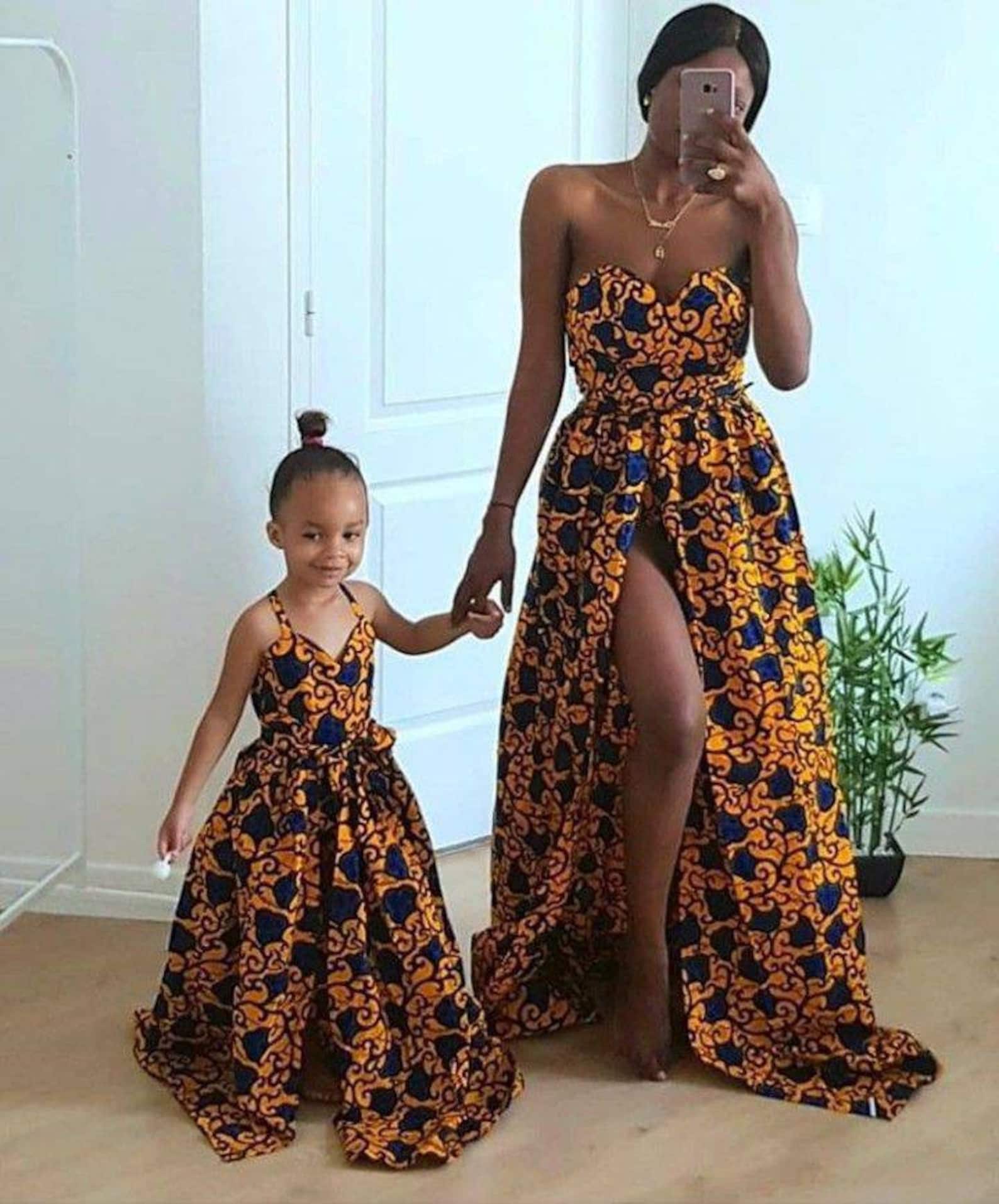 match with mummy dresses