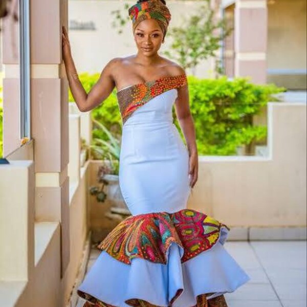 African Inspired Wedding Dresses Etsy