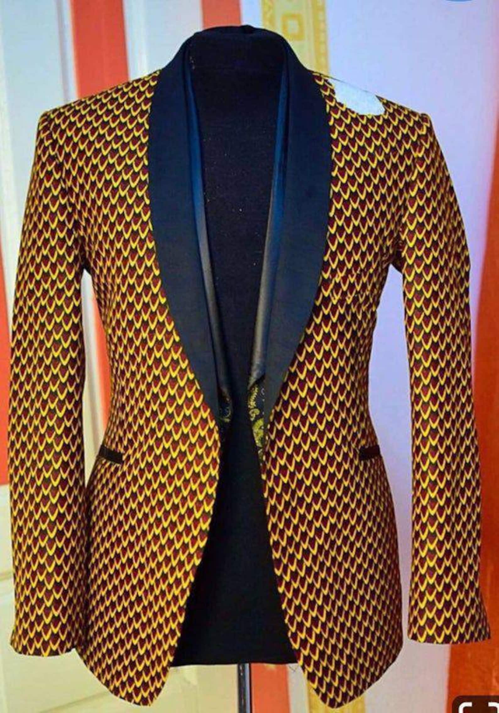 African Print Suit, Men's Suit, Men's Outfit, Ankara Men Suit, Dashiki