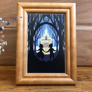 Hansel and Gretel Art Print: Grimms Fairy Tale Home Decor (4 x 6)