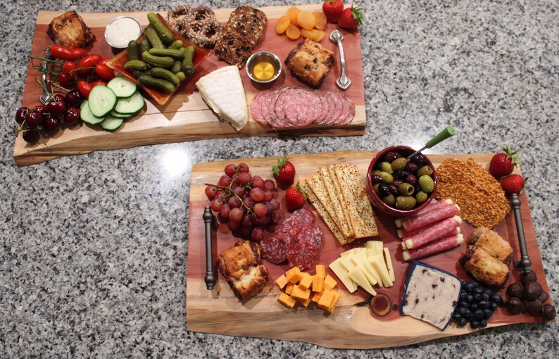 Live edge cedar charcuterie board Etsy