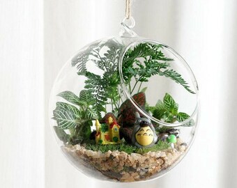 6/8/10cm Glass Bauble l Hanging Ball l Table LED Tea Light Holder l Home Decorations