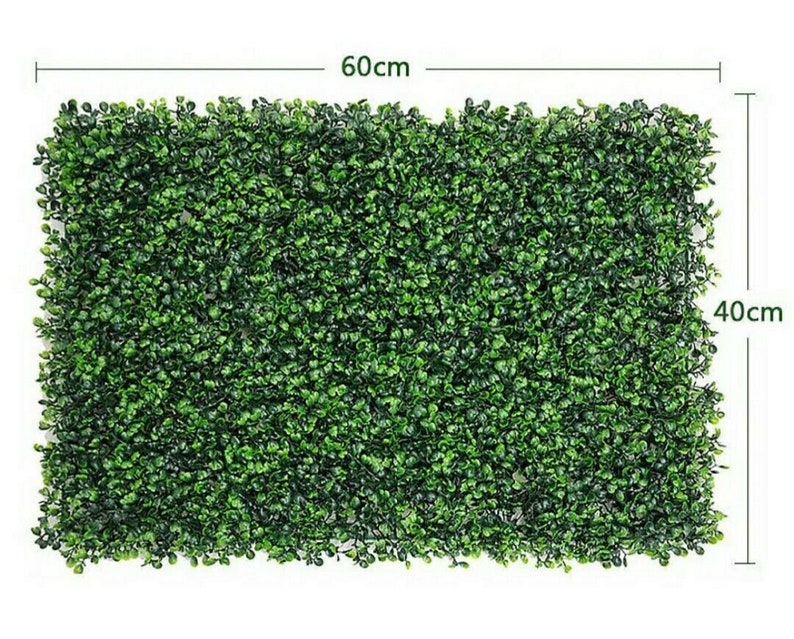 Artificial Grass Panels 60cm X 40cm Wall Greenery Panels Etsy UK
